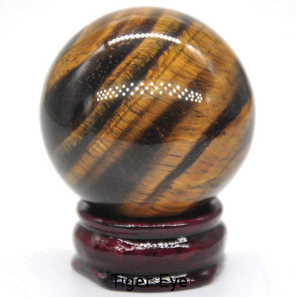 40MM Natural Feng Shui Meditation Gemstone Ball