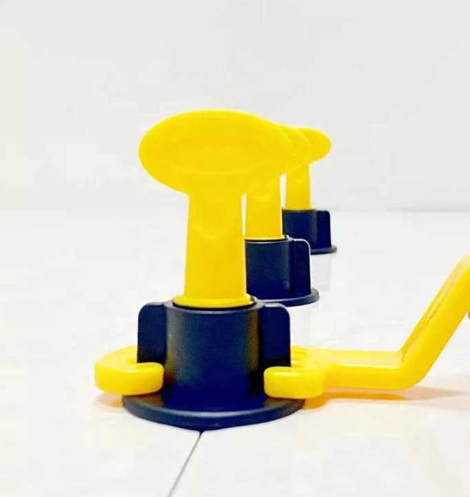 Self-leveling tile leveling system, adjustable floor accessories, T-type plastic pad 