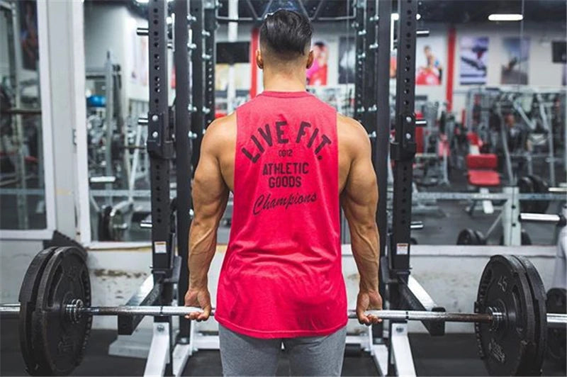 Áo Tank Top Nam Tập Gym Cotton Không Tay Thoáng Mát - Daisan Mart