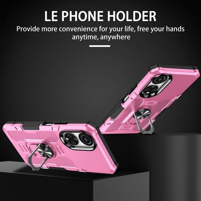 Hot 9 Play shockproof phone case, wireless charging, magnetic armor holder 