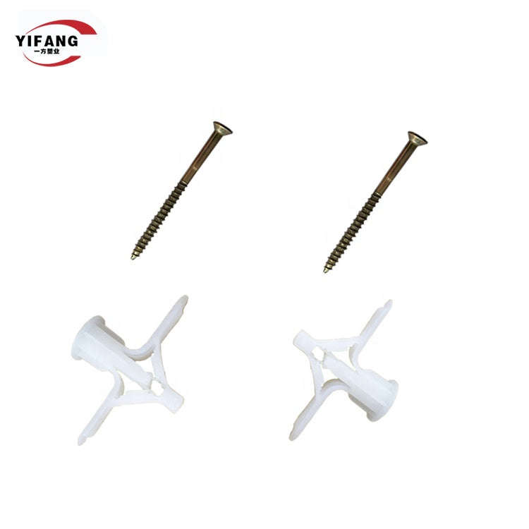 Plastic expansion bolt/Butterfly bolt supplier direct sale nylon plaster bolt 