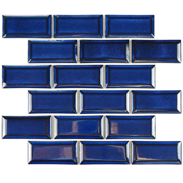 Wholesale Black and gray mosaic tiles Swimming pool tiles Polished porcelain tiles Glazed tiles 