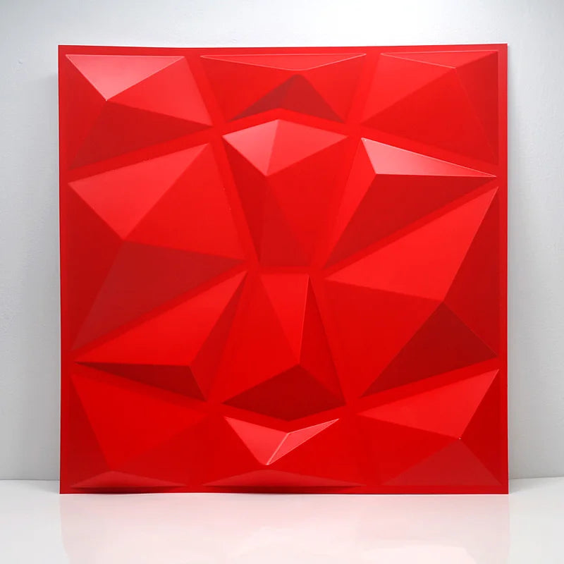 3D Diamond Decorative Art Wall Panels 30x30