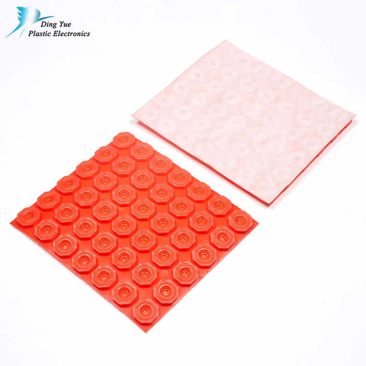 Thick plastic waterproof separator pad separate waterproof membrane for floor tiles 
