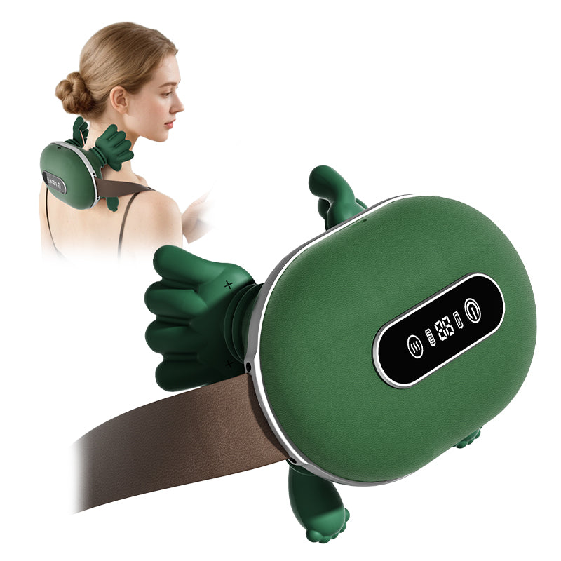 Máy mát xa Cổ Vai giảm đau chuyên sâu, điện, không dây, di động, Shiatsu 4D nhào nặn mô phỏng tay người - Daisan Mart