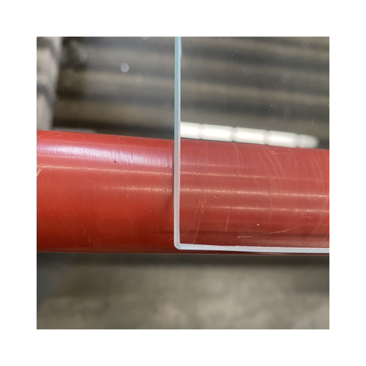 Solar greenhouse glass with wire hole 