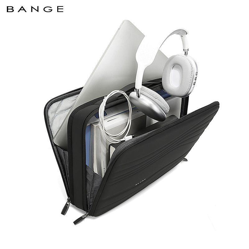 BANGE High Quality Waterproof Laptop Bag for Men 15.6 Inch Travel 