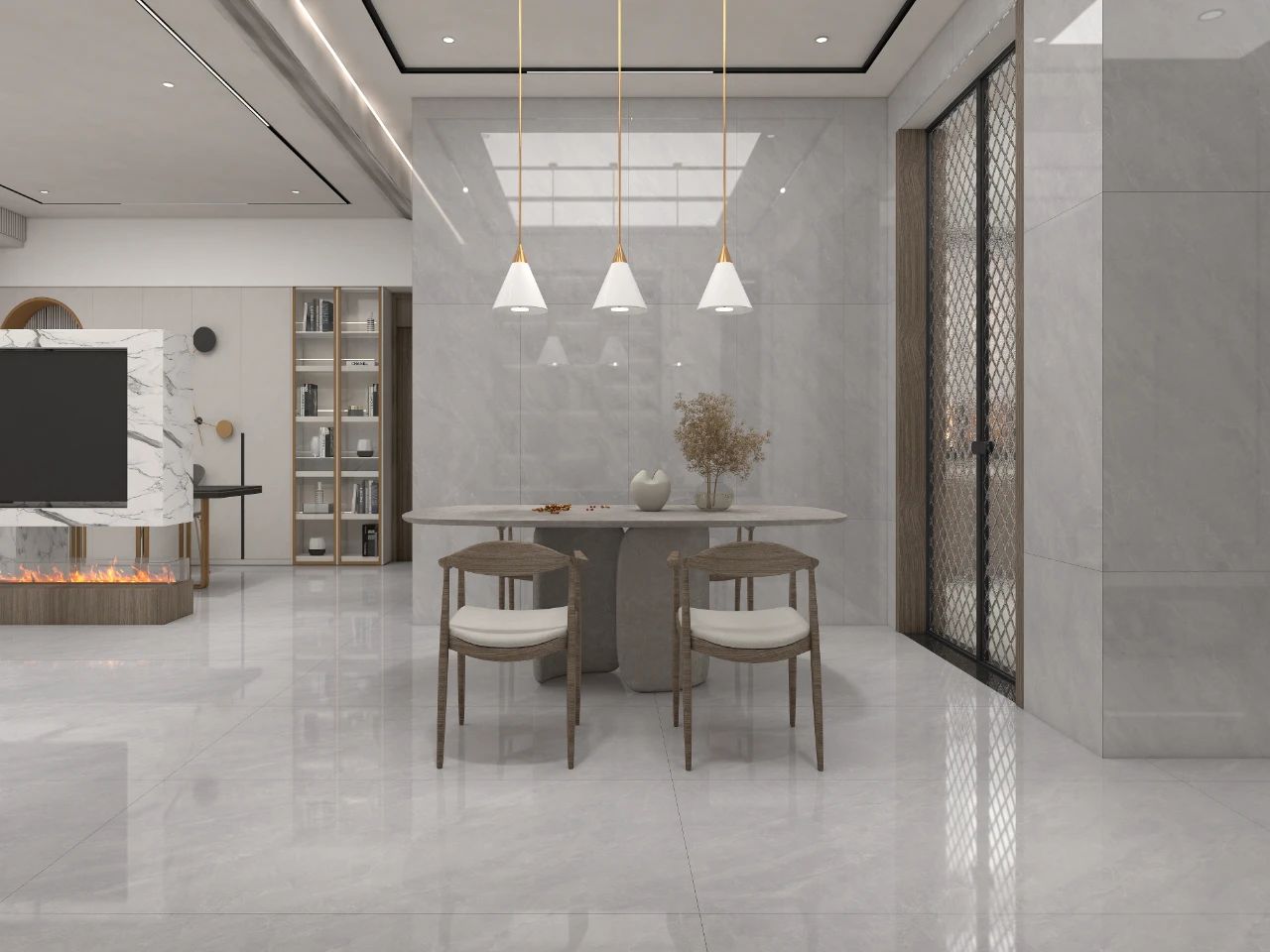 Micro Grey Marble Tiles 750*1500 