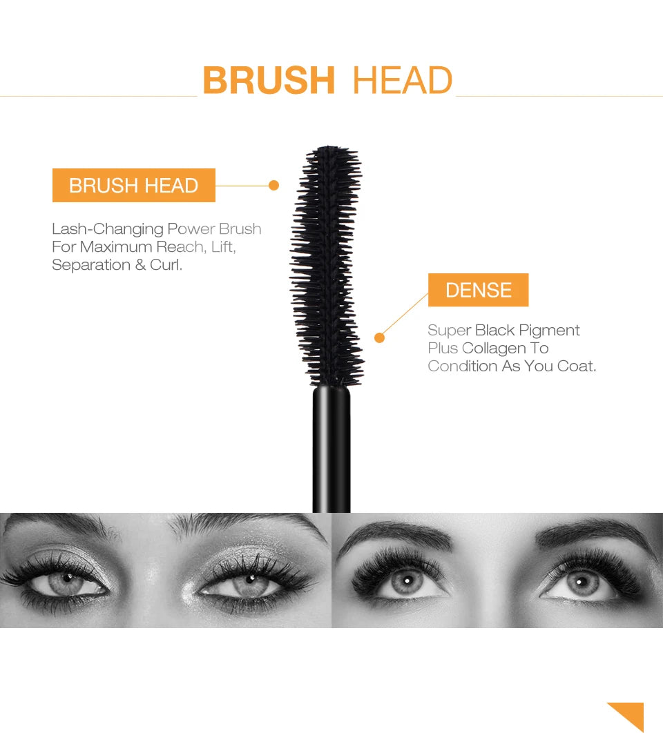 O.TWO.O 3D Long Lash Mascara Black, Glossy, Long-lasting, Luxurious