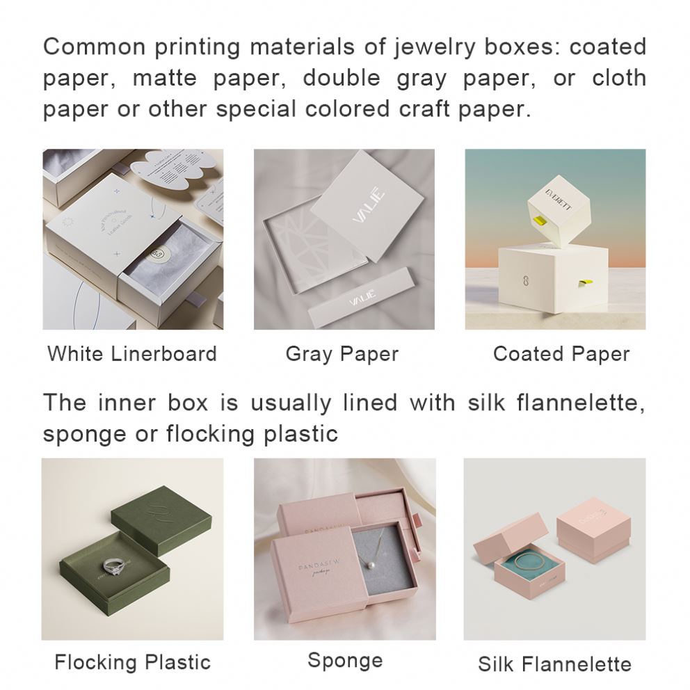 Hộp Quà Trang Sức Nữ Cao Cấp Có Cửa Sổ Trong Suốt Logo Dập Nổi Họa Tiết Hoa Dành Cho Bộ Quà Tặng Ngày Của Mẹ