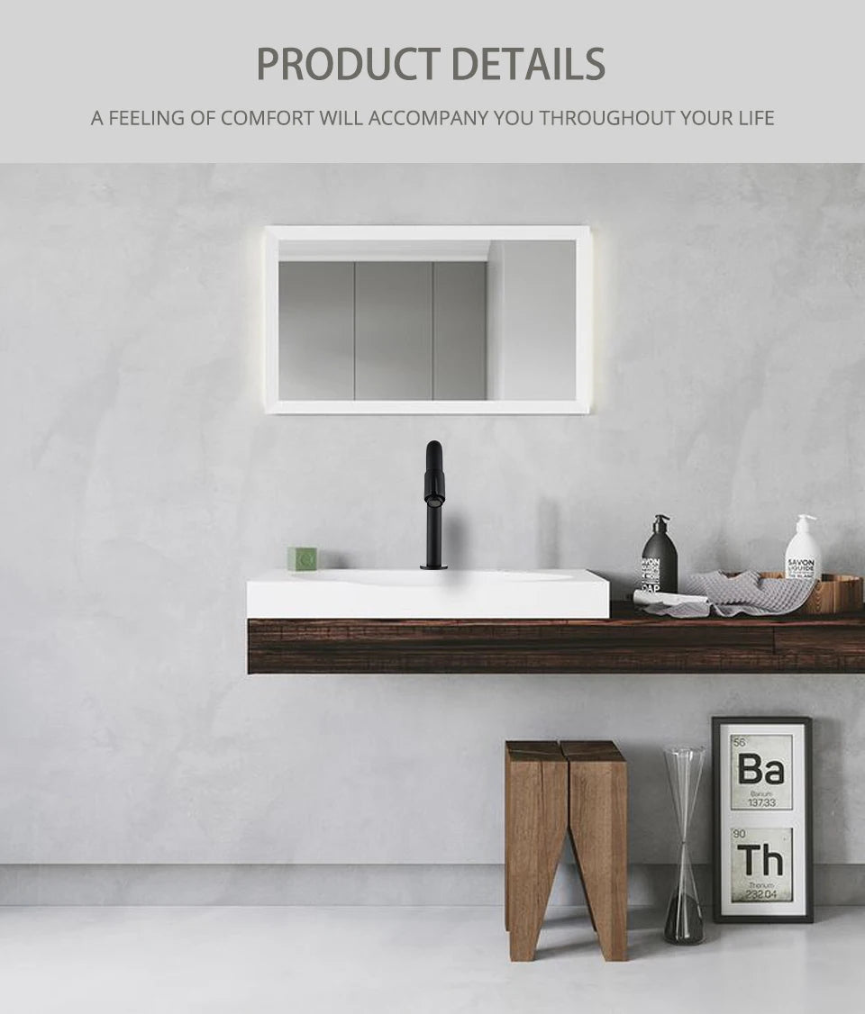 Bagnolux Solid Brass Countertop Mat Black Basin Faucet Bathroom Accessories Cold Water Single Lever Faucet