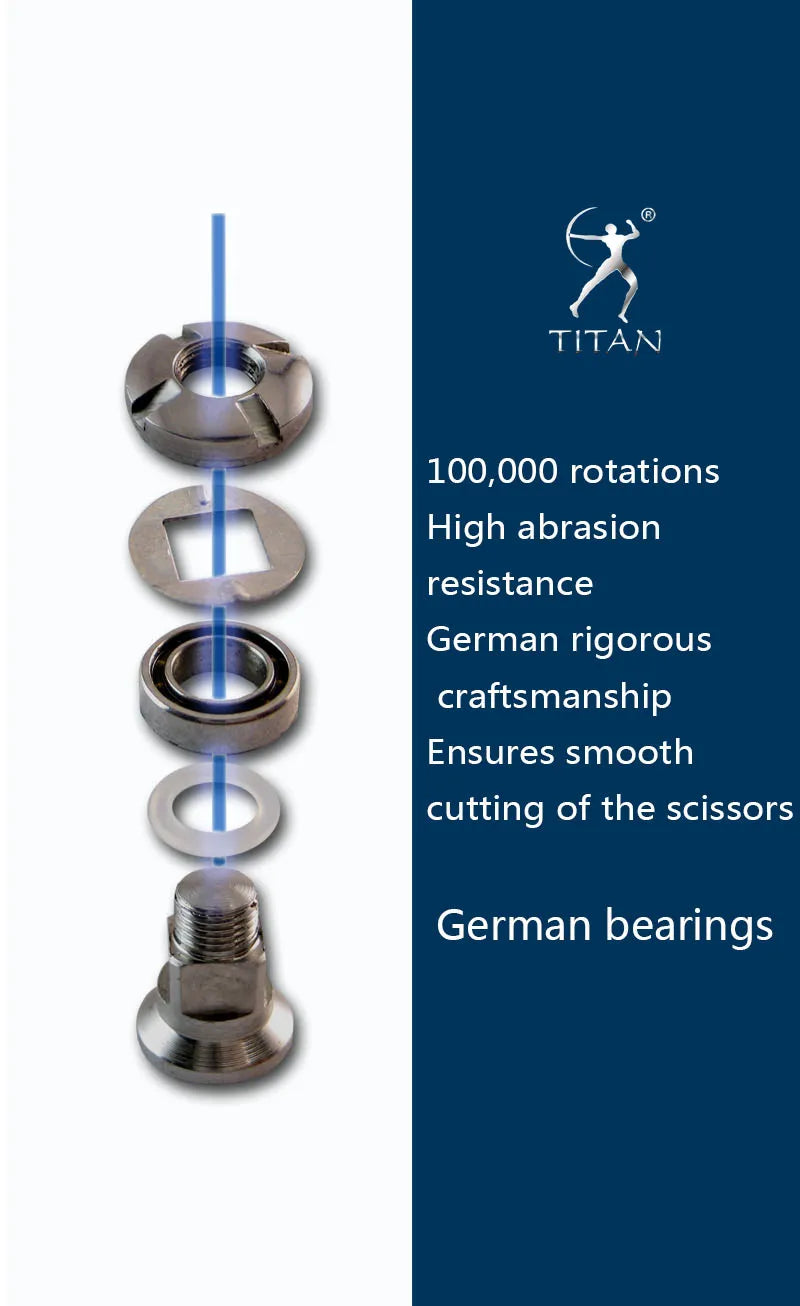 ###Professional Japanese TITAN Hair Cutting Scissors 5.5-6.0