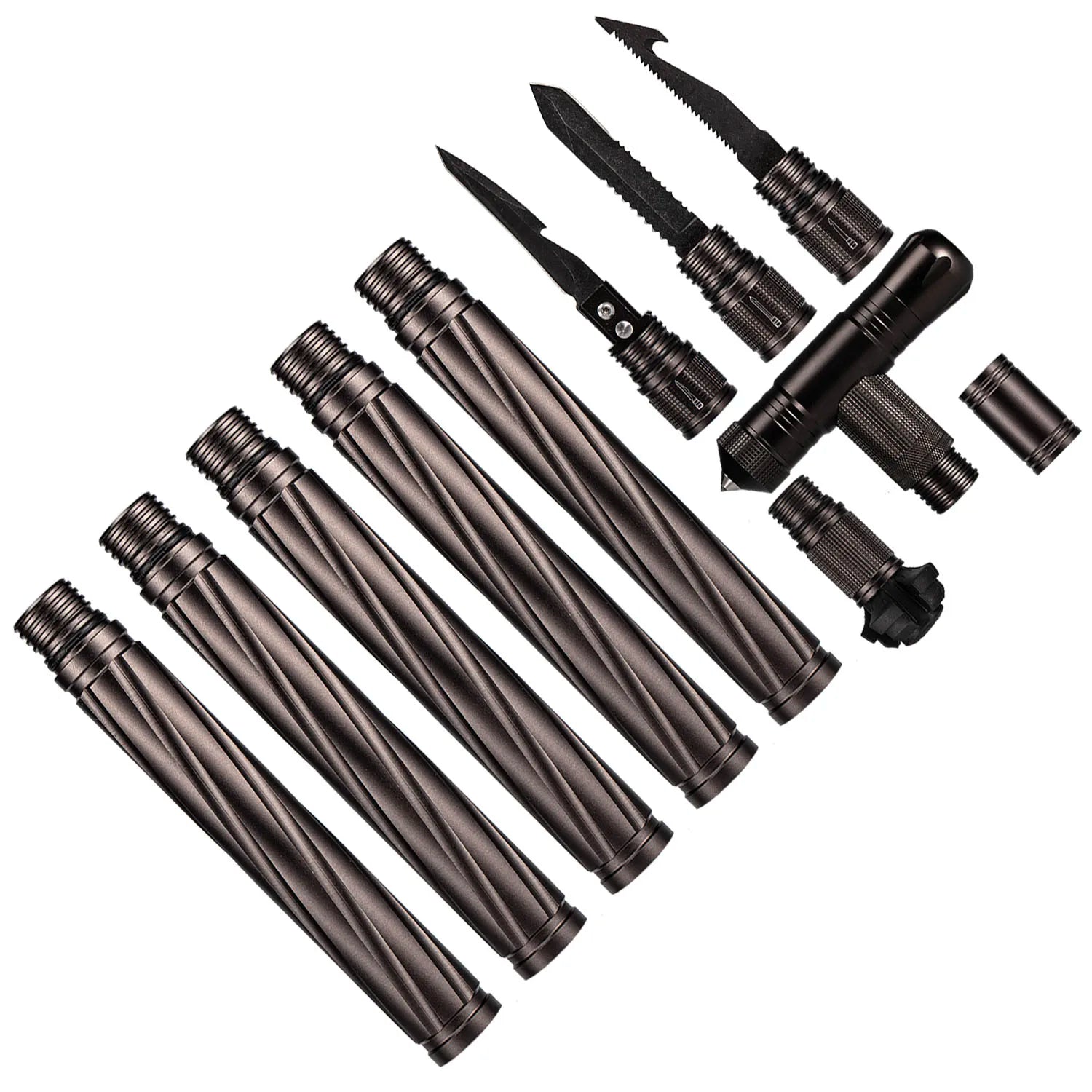 Multi-function Climbing Stick Set for Outdoor Survival 50cm