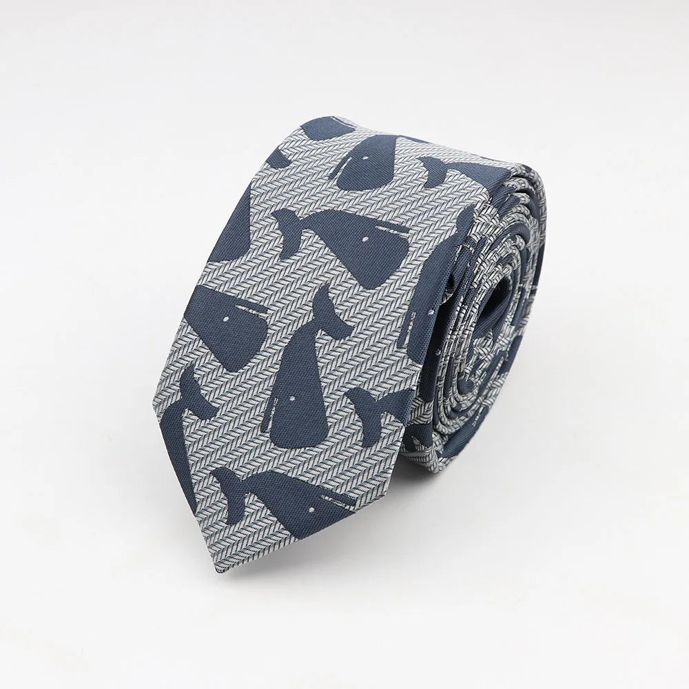 Cà Vạt Nam Công Sở Họa Tiết Thanh Lịch 6cm