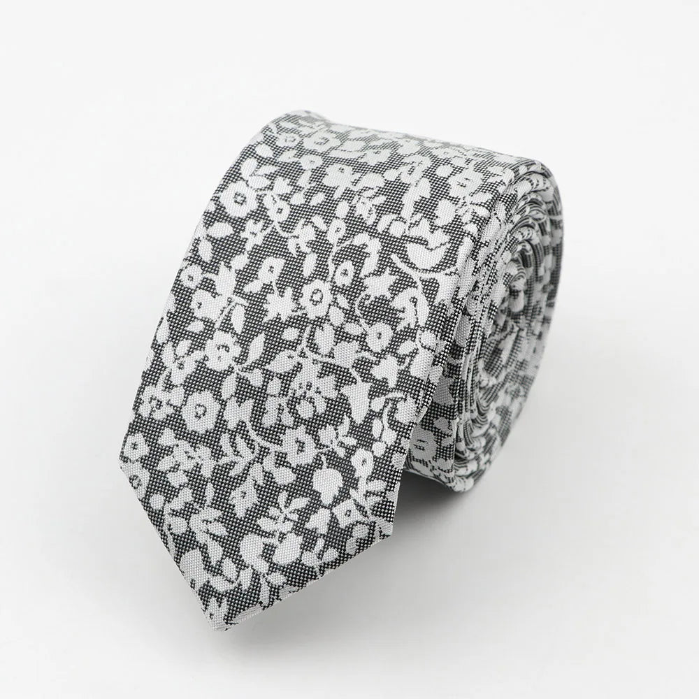 Cà Vạt Nam Công Sở Họa Tiết Thanh Lịch 6cm