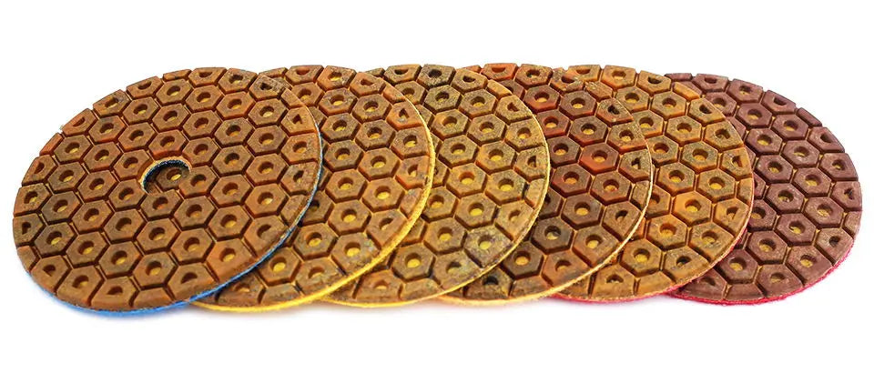 RIJILEI 4 Wet Diamond Grinding Disc For Granite &amp; Marble