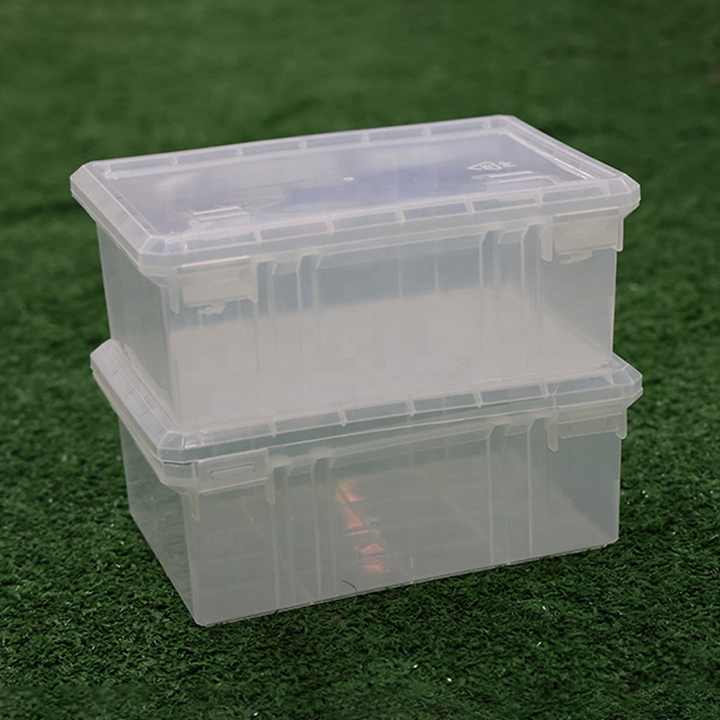 Custom Clear Plastic Container Small PP Plastic Packaging Reusable Convenient Storage 
