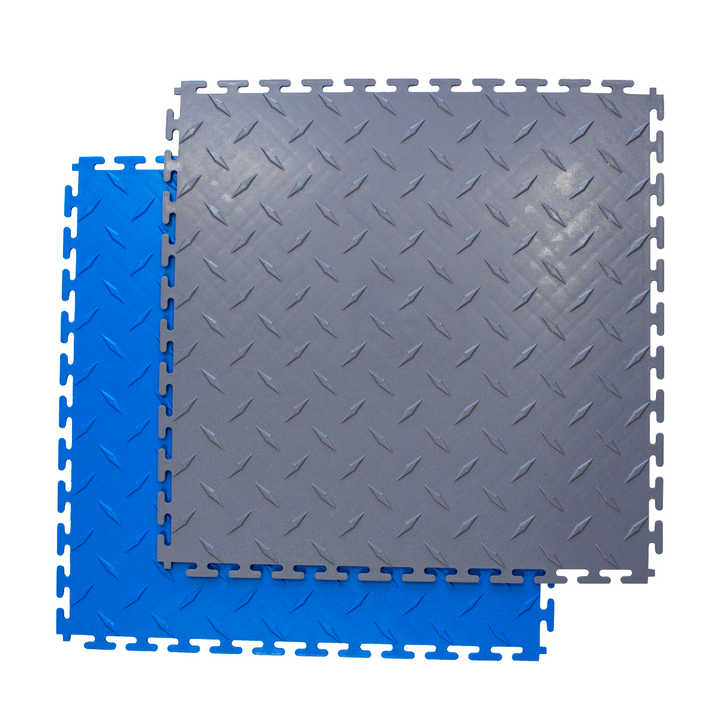Durable PVC plastic garage floor tiles, forklift resistant, warehouse, workshop, interlocking plastic flooring 
