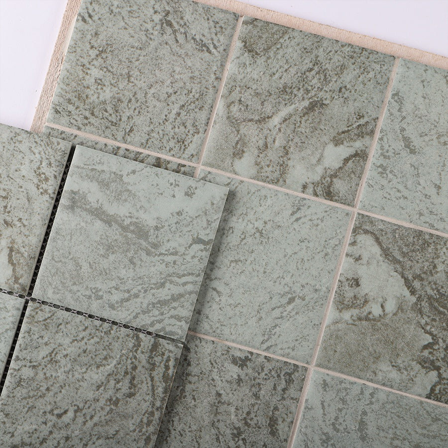Bali Sukabumi natural blue glossy glazed marble mosaic tiles for swimming pool 