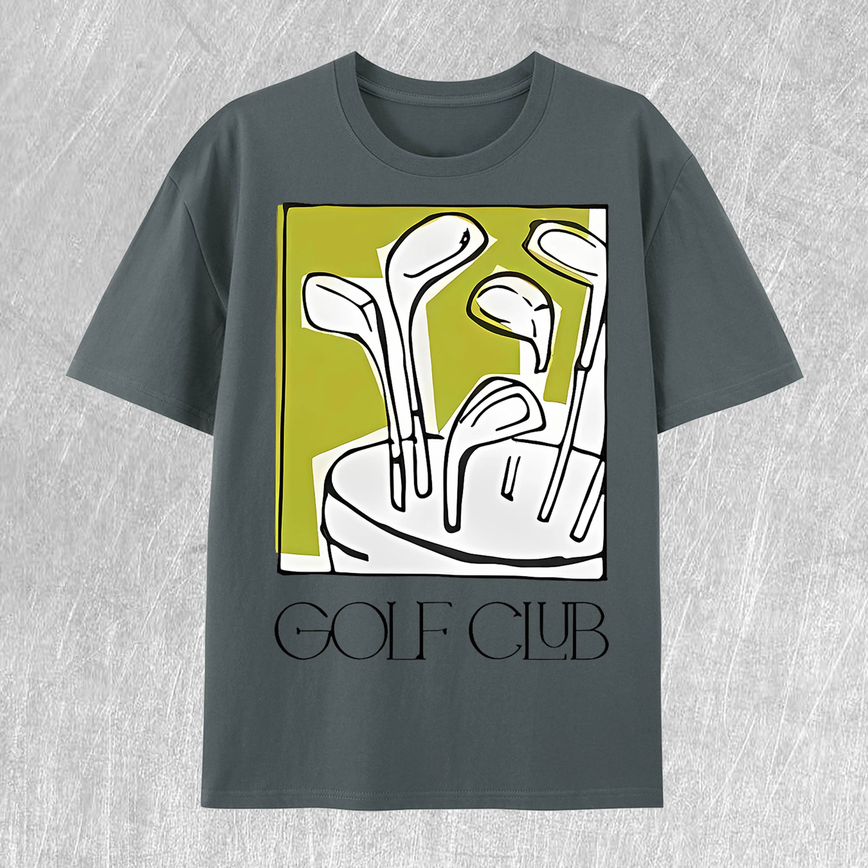 Golf Club T-Shirt 100% Cotton - 7 Colors, US Warehouse