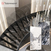 Interior Outdoor Decoration Building Materials Stairs Living Room Glazed Porcelain Interior Floor Stairs Floor Tiles 