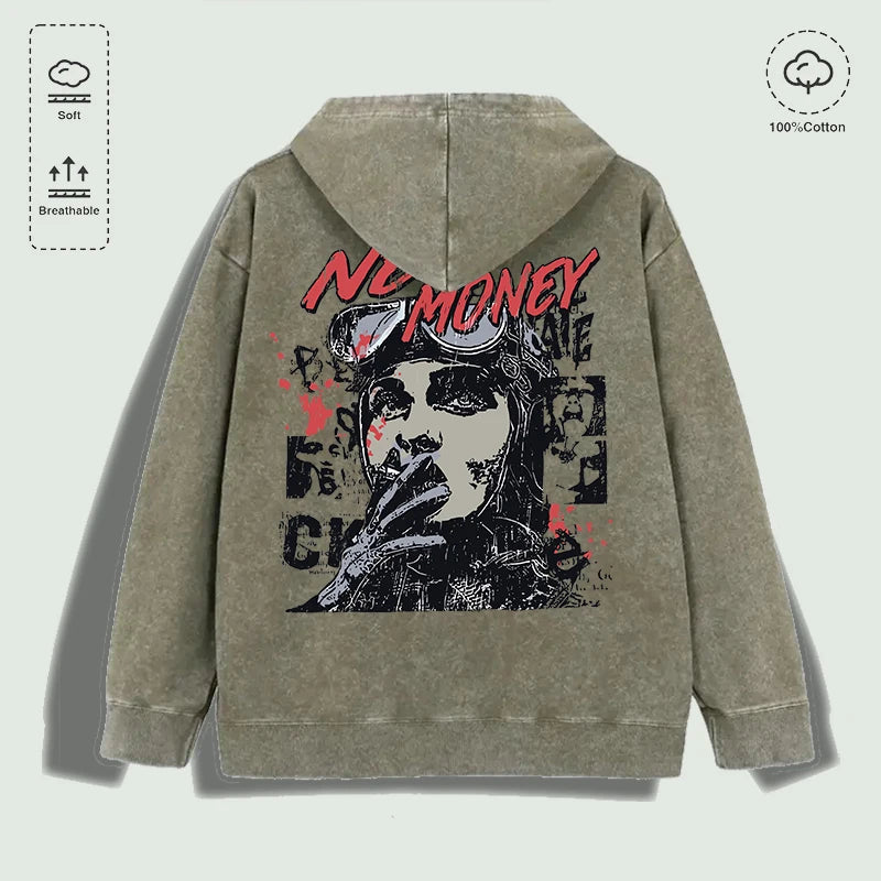 Áo Hoodie Cotton Nữ Phi Công New Money Đa Màu - Daisan Mart