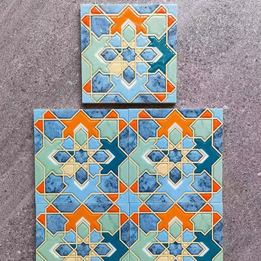 Gạch men hoa văn độc đáo phong cách Mexico