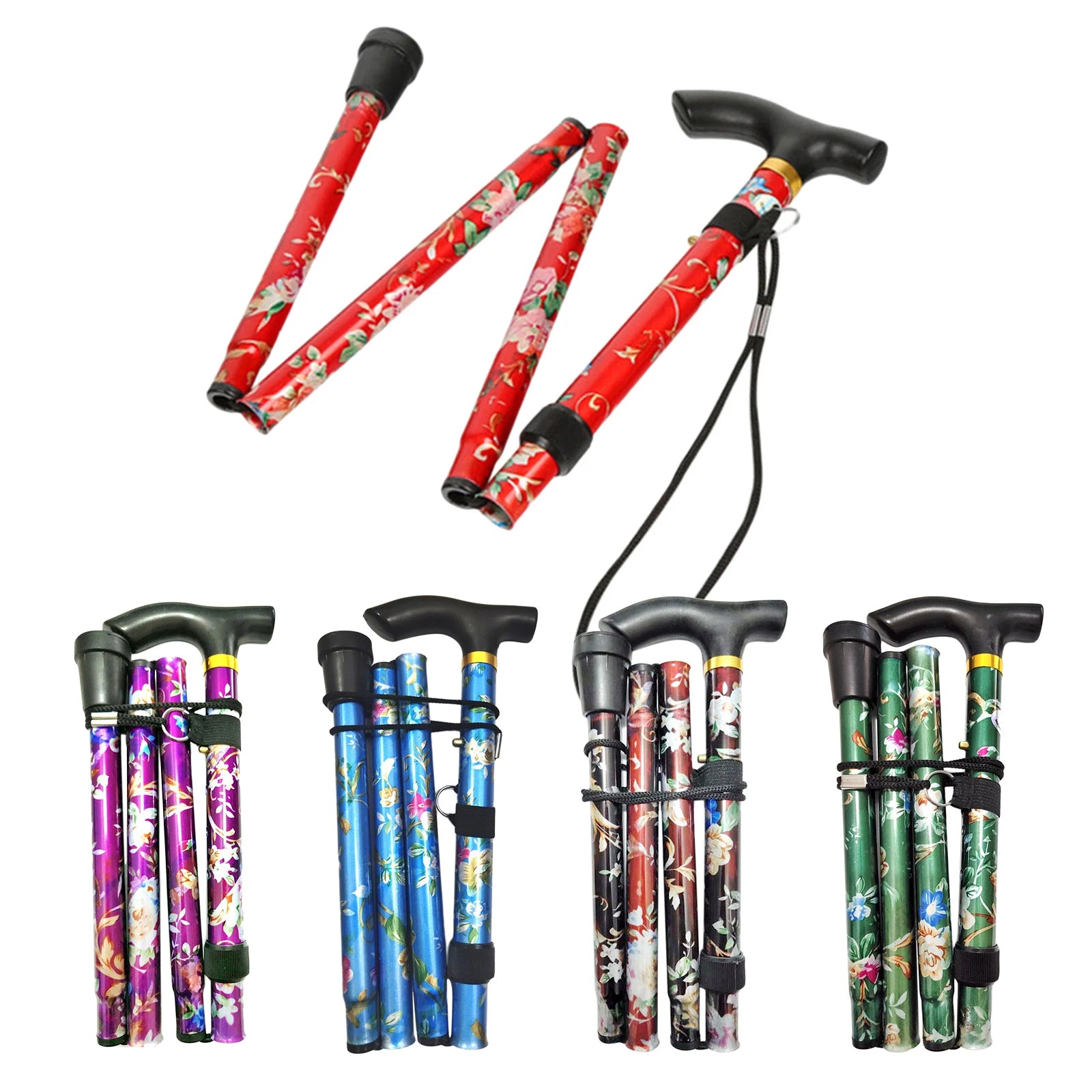 Foldable Multi-Function Cane - Outdoor Walking Assistant