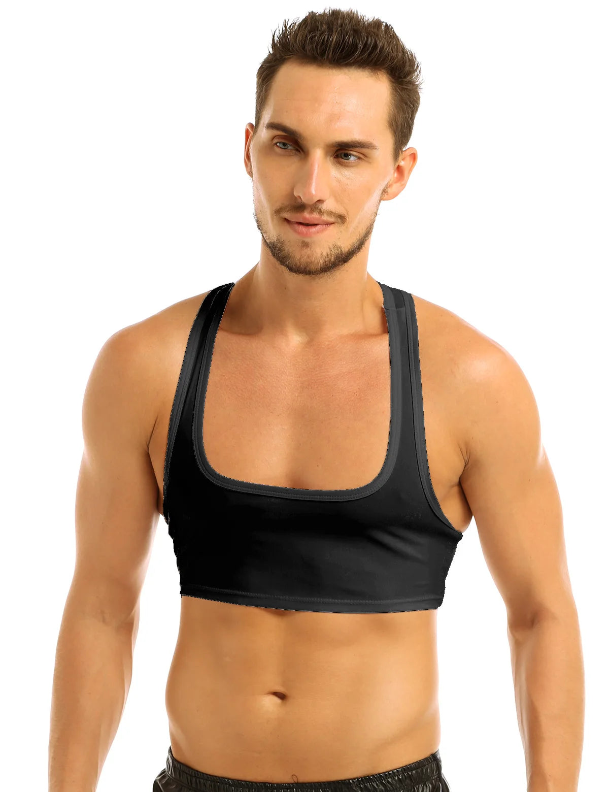 Men's Gym Racer Back Sleeveless Sports T-Shirt