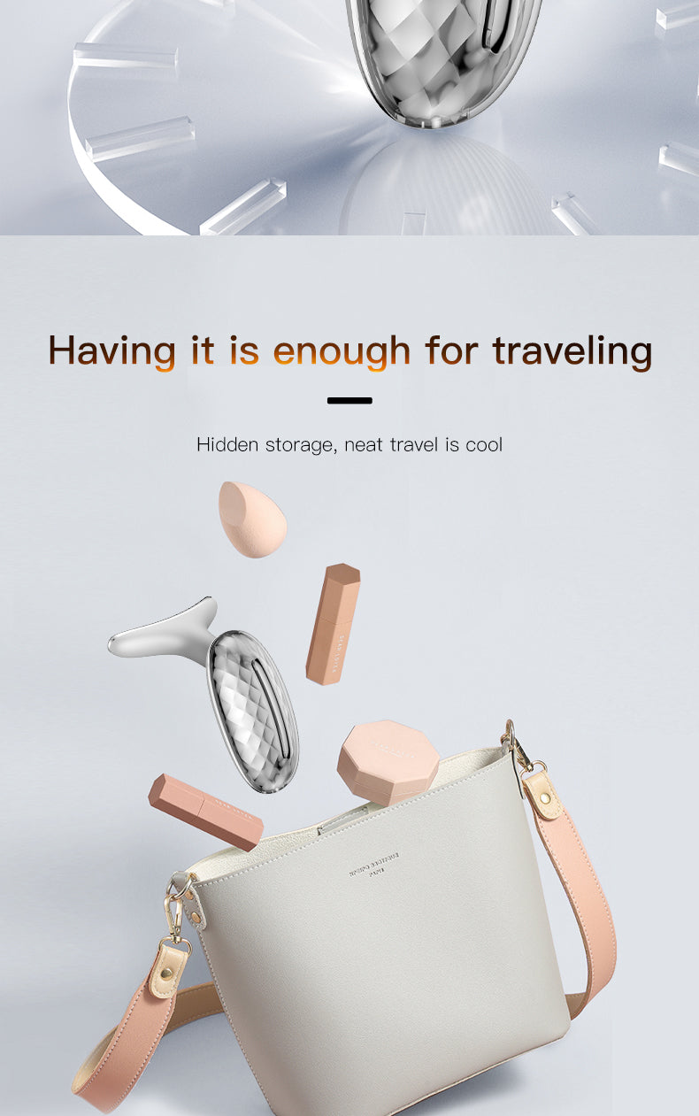 Wireless Neck Lift Device - Beauty Thermal Massager for Firming Face &amp; Neck, Anti-Wrinkle &amp; Relaxation 