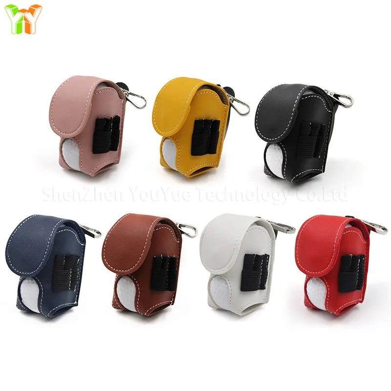 Fashion Personalized PU Leather Golf Ball Bag