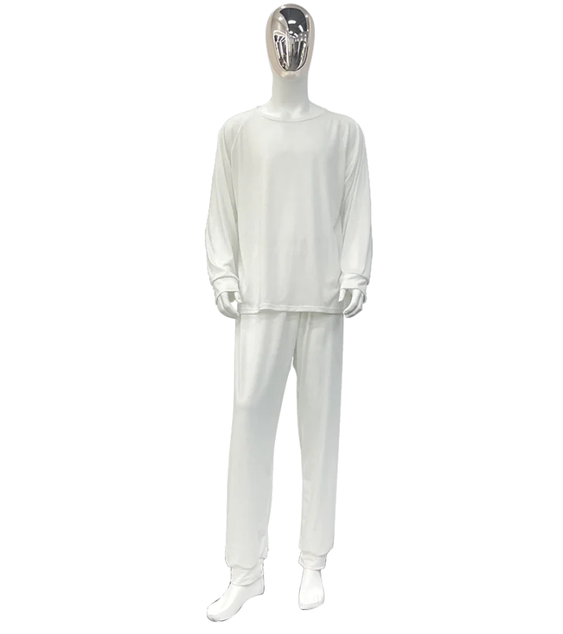 Unisex summer pajamas short sleeve, cool material