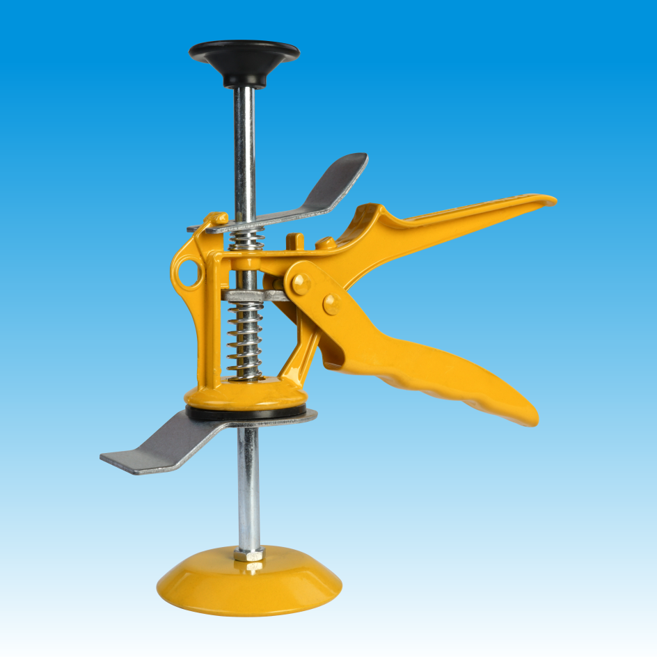 Adjustable tile clamp for tile leveling system 