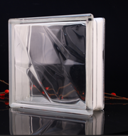 DOUBLE STAR crystal glass brick (JH009) 190*190*80MM with hollow DOUBLE STAR glass block 190*190*80MM 