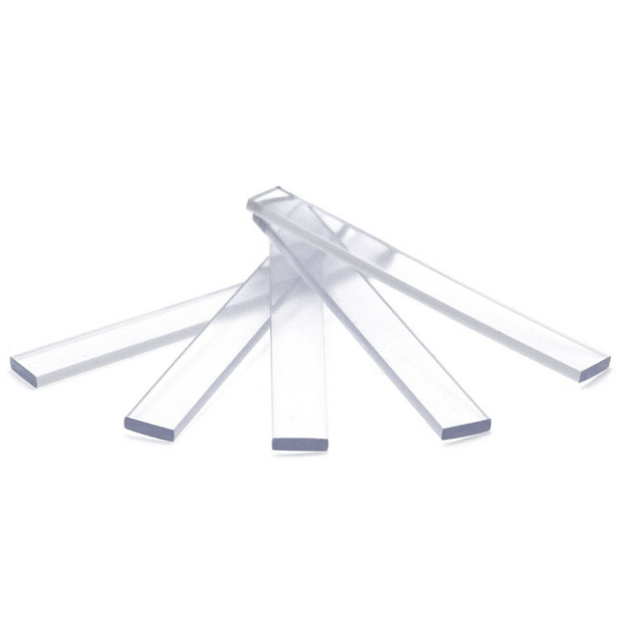 Khối cửa kính chất lượng cao FHC 0,080&quot; X 1/4&quot; X 2&quot; Khối lắp đặt bằng nhựa trong suốt cho nhà bếp phòng tắm
