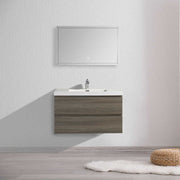 72 inch modern PVC bathroom cabinet, waterproof wall mounted wash basin, home or hotel use 