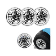 Set of 4 8 Inch SS Wheel Covers for EZGO Yamaha Golf Carts
