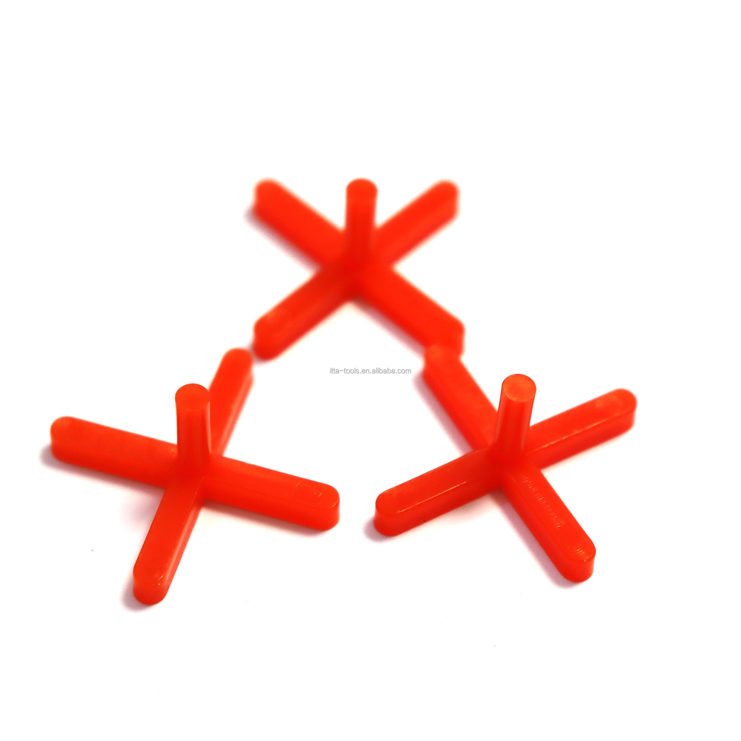 Plastic wedges and shims for tiles 