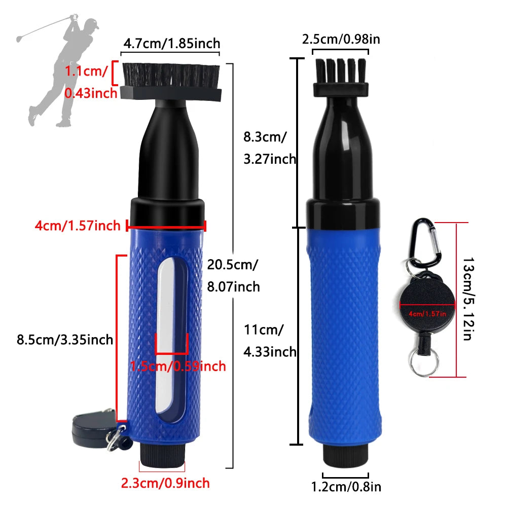 Multi-function Golf Brush &amp; Convenient Push Water Bottle