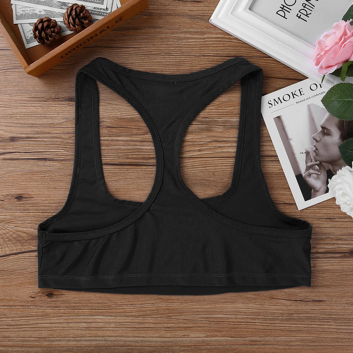 Men's Gym Racer Back Sleeveless Sports T-Shirt