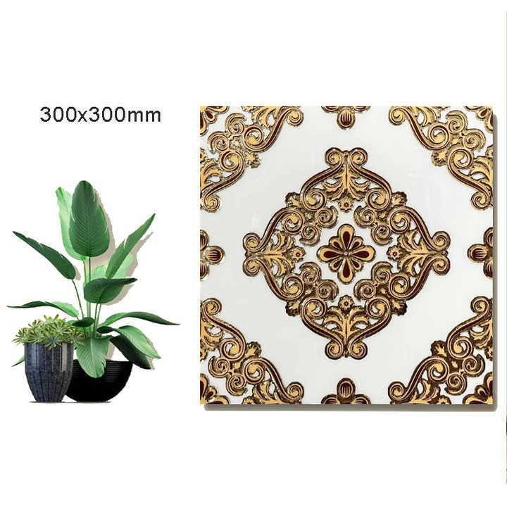 Anti-slip Floor Tiles 300x300mm Yellow Color