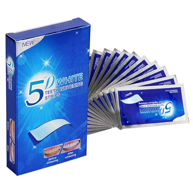 5d Gel Tooth Whitening Kit White Teeth  Strips Oral Care Kit False Teeth  Strip Dental Veneers Whitening Gel Dropshipping - Daisan Mart