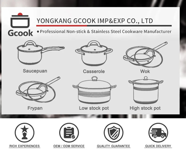 Bộ Nồi Chống Dính 17 Món Tay Gỗ Nắp Kính Cao Cấp