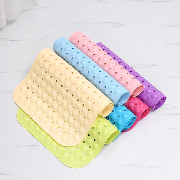 Manufacturer of large size eco-friendly thick PVC bathtub mat 