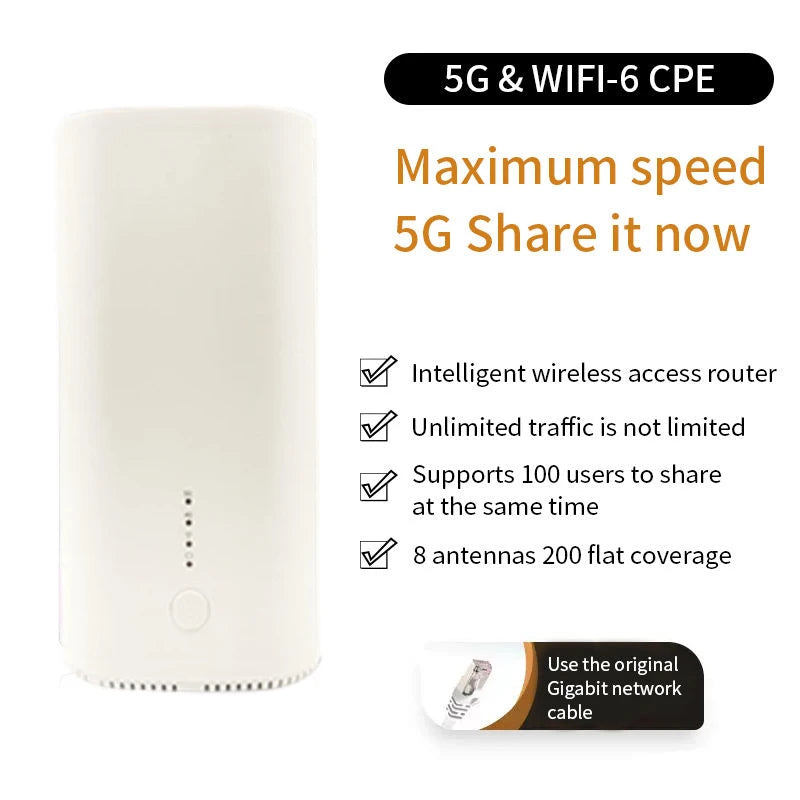 AX3000 MT7981B 5g Cpe Wifi 6 Home Internet Wireless Modem Router with Sim Slot - Daisan Mart