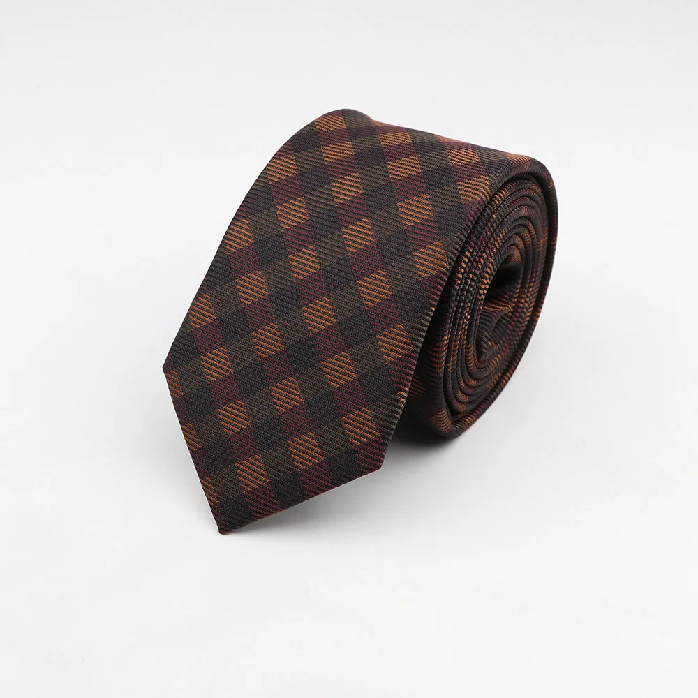 Cà Vạt Nam Công Sở Họa Tiết Thanh Lịch 6cm