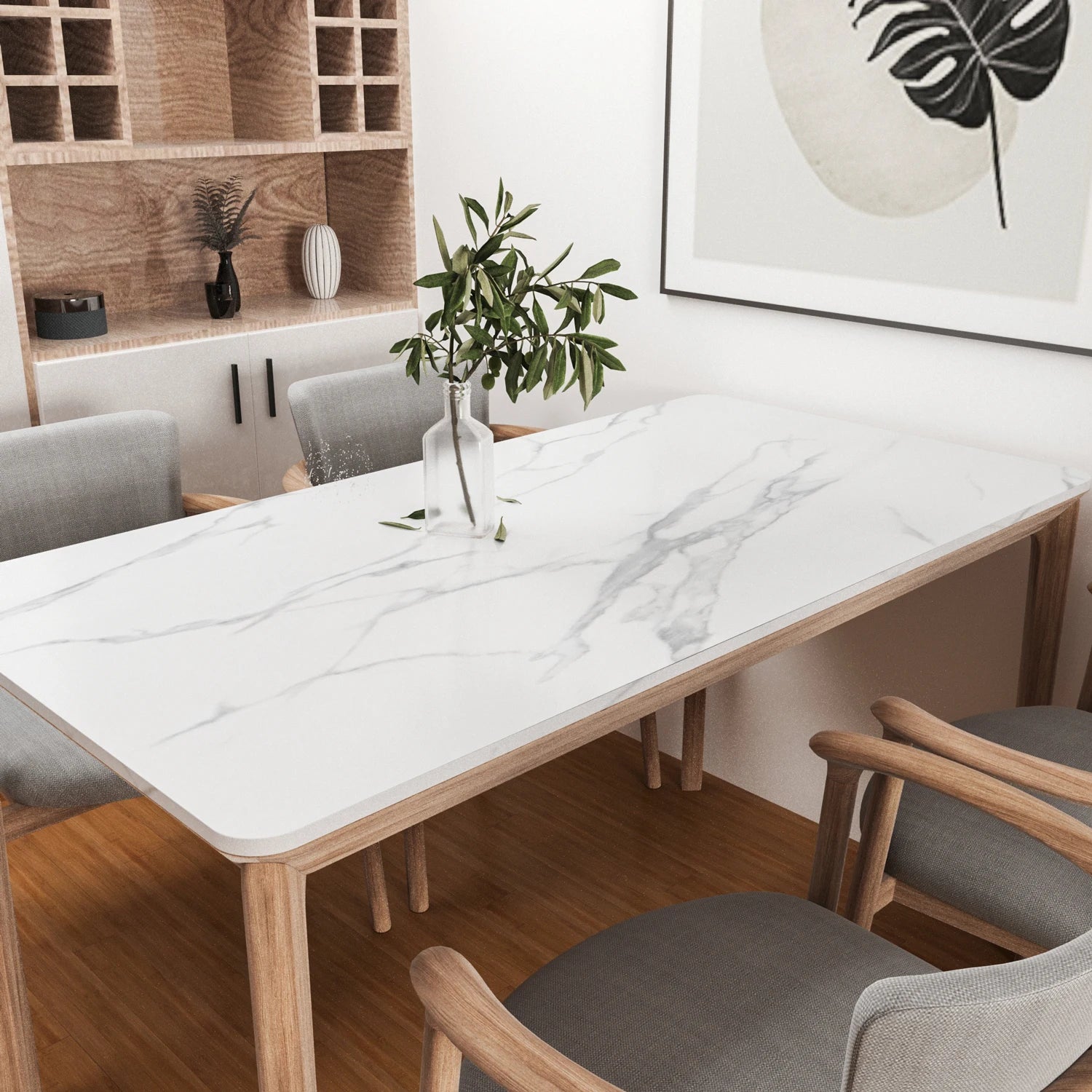 Jeedeson 5x0.6m Oil-Proof PVC Kitchen Countertop Decal