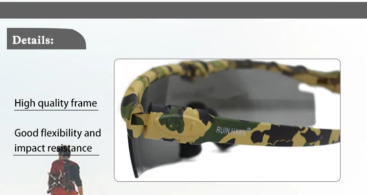 Ultra-light UV-resistant Men's Outdoor Sports Glasses