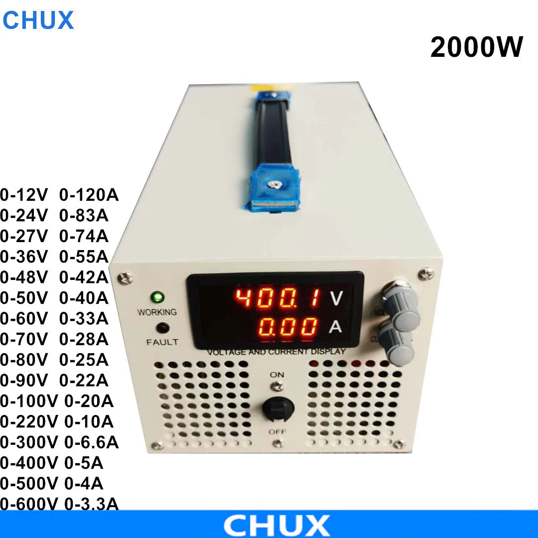 2000W Variable Voltage Custom Power Supply