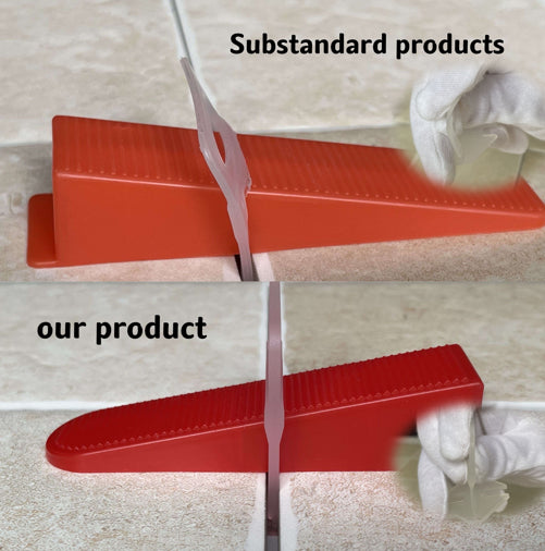Plastic spacer and wedge accessories 